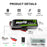 Ovonic 100C 22.2V 6S 4500mAh  LiPo Battery for X Class - AS150 & XT90 Plug