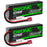 OVONIC 5200mAh 2S 7.4V 120C Hardcase Lipo Batteries Pack for 1:8 1:10 RC Car - Deans plug