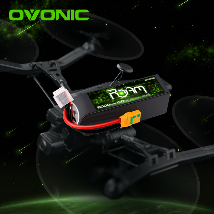 OVONIC 22.2V 150C 6S 6000mah Lipo Battery XT90 for Align RC heli Jet Drone Car