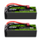 2X OVONIC 11.1V 80C 5200mAh 3S Lipo Battery Deans for RC Car Truck Heli Airplane