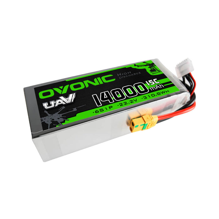 OVONIC 14000mAh 6S1P 22.2V 15C XT90-S Plug LiPo Battery for UAV agriculture drone - Ovonicshop