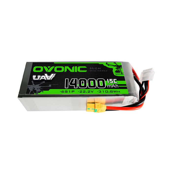 OVONIC 14000mAh 6S1P 22.2V 15C XT90-S Plug LiPo Battery for UAV agriculture drone - Ovonicshop