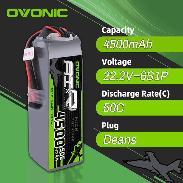 Ovonic 80C 3S 8000mAh 11.1V LiPo Battery for 1/8 1/10 Buggy Truck – Ampow
