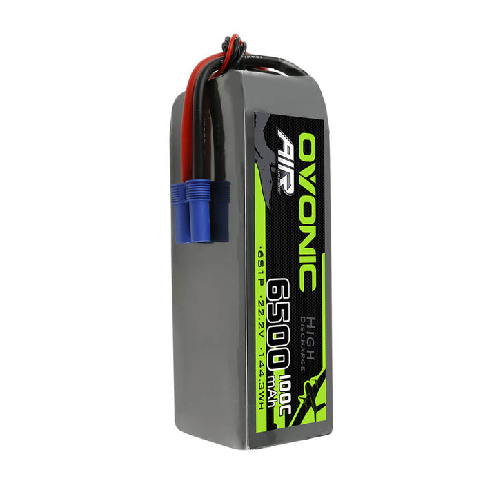 Ovonic 100C 22.2V 6500mah 6S1p Lipo Battery with EC5 Plug for EDF Multirotors ARRMA 1/8 car - Ovonicshop