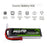 OVONIC 11.1V 50C 3S 6000mAh LiPo Battery Pack with Deans/T Plug for RC Car - Ovonicshop