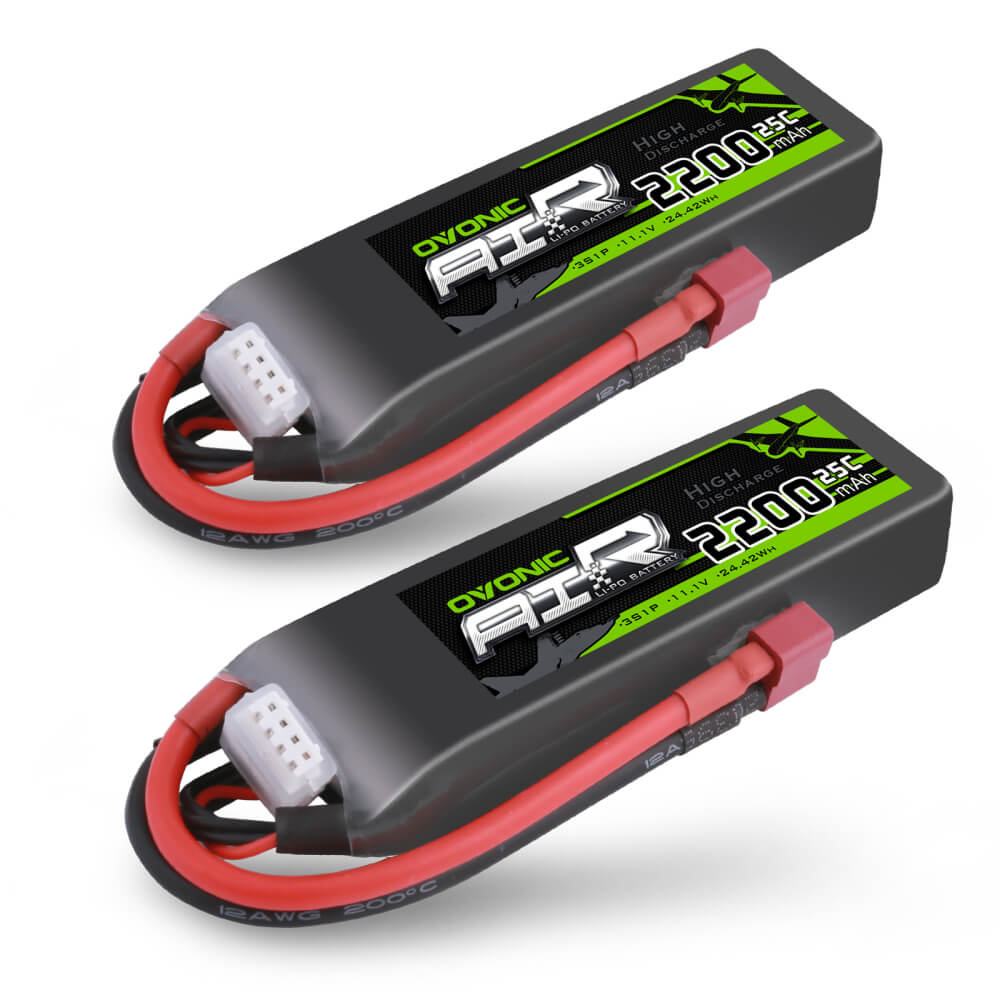 OVONIC 2200mAh 11.1V 3S 25C Battery with XT60 / Deans Connector for RC Boat Airplane Heli - Ovonicshop