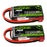 Ovonic 2S 2200mAh 35C 7.4V Short LiPo Battery for Aircraft Drone - Deans Plug