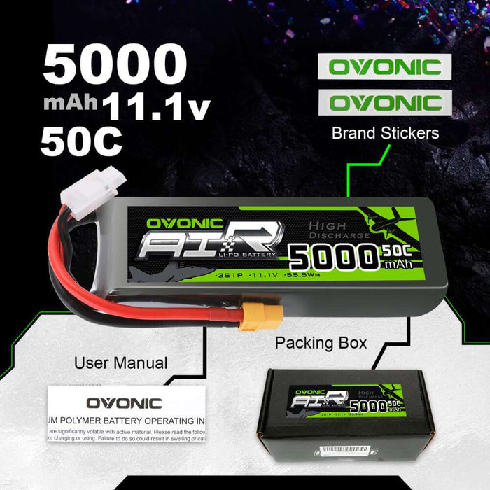 Batterie Bashing LiPo 3S 11.1V-5000-50C (Multi) Pink Perform