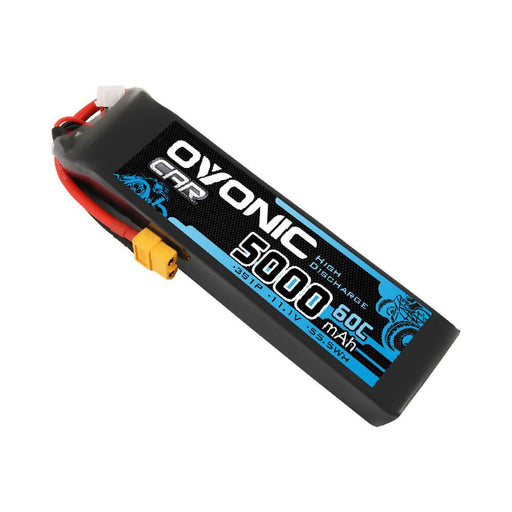 Ovonic 60C 5000mAh 3S1P 11.1V with XT60 Plug LiPo Battery for RC CAR - Ovonicshop