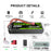 [2pcs] Ovonic 80C 6700mAh 2S 7.4V Hardcase LiPo Battery for 1/10 Stampede Slash Car- Deans Plug - Ovonicshop